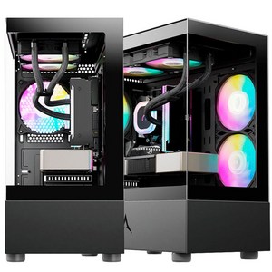 왕가PC 게이밍 데스크탑 게임용 고사양 조립컴퓨터 하이엔드PC 컴퓨터본체, a.게이밍PC WX11, 블랙, 512GB, 16G, 라이젠5 5500GT
