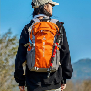 초경량 아웃도어 백팩 등산가방 여행 스포츠 기능성가방, 오렌지