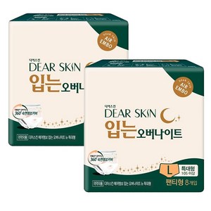 디어스킨 에어엠보 입는 오버나이트, 특대형, 4개입, 2개