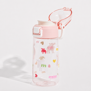 모즈 스웨덴 원터치 트라이탄 키즈 보틀, 1개, 480ml, 헤이즐핑크