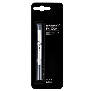 모나미 FX 4000 볼펜심 0.7mm, 블랙, 5개
