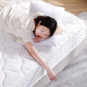 휴식숲 침대 매트리스 고압축 독립 스프링 무음, 20cm, 흰색