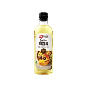 백설 2배바삭 튀김유, 900ml, 2개