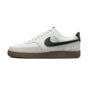 나이키 코트비전로우 남녀공용 화이트 브라운 스니커즈