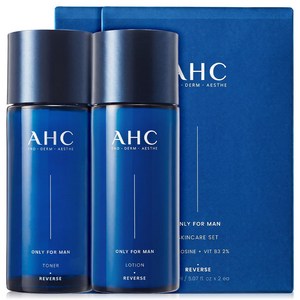 AHC 온리포맨 스킨케어 2종 + 쇼핑백 세트, 2세트