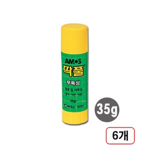 아모스 딱풀 35g 6개입, 1세트