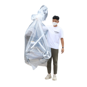 다패킹 두꺼운 대형 PE 김장비닐 유아용품 이삿짐 정리 김장 봉투, 1개, 5개, 5호(100x150)