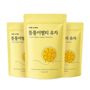 톡투허 퉁퉁이별 유자티, 1.5g, 30개입, 3개