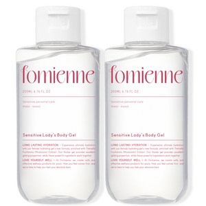 포미엔느 센서티브 레이디스 수용성 바디 젤, 2개, 200ml