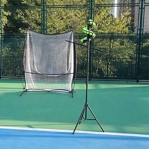 테니스 연습기 테니스 볼머신 셀프 테니스 볼머신 포구기 리턴볼 볼머신기 스윙연습 공용, 블랙, 1개
