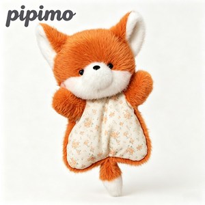 pipimo 귀여운 애착인형 봉제인형 말랑 스퀴시 양 인형 선물용 장식, 1개, 여우, 16cm