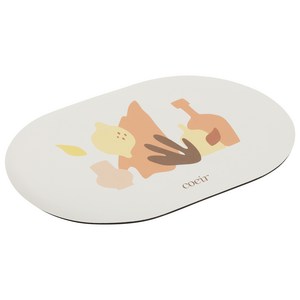 코에르 빨아쓰는 프리미엄 고급 규조토 발매트 워셔블 레더 욕실 화장실 주방 매트, 프렌치무드