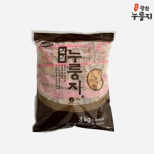 광천 우리 전통 찹쌀 누룽지 3kgx1봉, 3kg, 1개