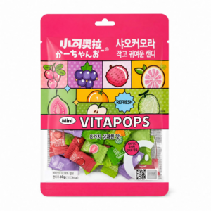 정품 샤오커오라 시즌2 트로피칼 무설탕 간식 비타민C 캔디 사탕, 1개, 60g