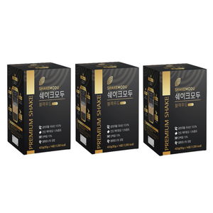 쉐이크모두 국산 블랙푸드 420g(30g x 14포) 서리태 맥주효모 선식 단백질쉐이크 420g 3개, 420g
