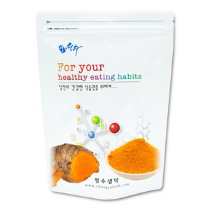 청수생약 인도산 강황가루 분말, 600g, 1개
