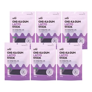 꼬뜨 강아지껌 덴탈껌 치카껌 스틱, 락토, 100g, 6개