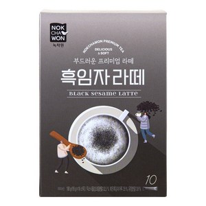 녹차원 흑임자 라떼 분말스틱, 18g, 10개입, 1개