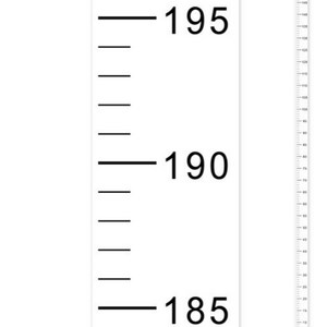 밍프 깔끔 키재기 스티커 200cm, 1개, 투명