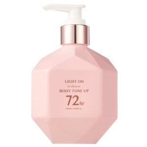 비오엠 라이트 온 인 샤워 바디 톤업 바디로션 베이비파우더향, 290ml, 1개
