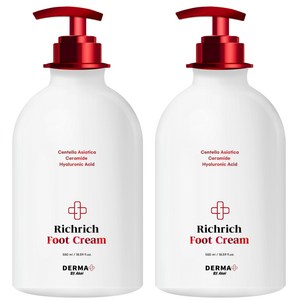 아케이 더마 리치리치 고보습 각질케어 풋크림, 1개입, 5개, 550ml