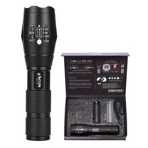 브리사 LED 후레쉬 고휘도 1300루멘 랜턴 SPL-T6 + 전용케이스, 1세트