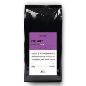프리미어스 루즈티 얼그레이 FBOP 홍차, 1kg, 1개, 1개입