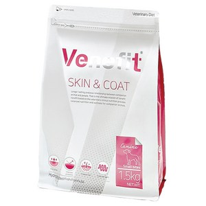 베네핏 강아지 기능성 사료, 피부/피모, 1.5kg, 1개