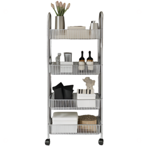 피크플로우 이동식 주방 거실 수납장 틈새선반