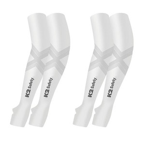 k2 safety x벤더 쿨토시 손등형 1+1 팔토시 여름토시, 화이트2p+화이트2p