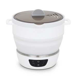 접이식 전기 멀티포트 실리콘 미니포트 라면포트 1인용 자취용 여행용 캠핑용 다용도포트 독일브랜드