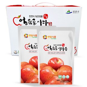 햇빛식품 밀양 얼음골 사과즙, 110ml, 50개
