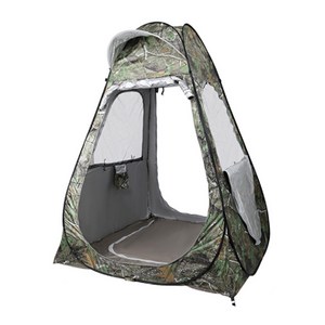 SZ몰 원터치 위장지 낚시텐트 120x120 앞뒤 개방 바닥 오픈 민물 낚시 캠낚 좌대 얼음낚시, 중-120x120