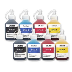 잉크맨 브라더 전기종 호환 무한공급기 무한 리필 잉크, BT 115ml+100ml 4색 2세트, 1개