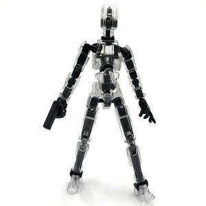 3D프린팅 다관절 DIY 액션 피규어 프라모델 로봇 데스크탑 장식 키덜트 장난감, 2개