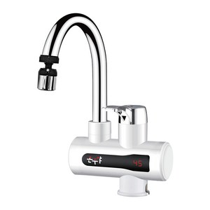 전기 순간온수기 싱크대 세면대 화장실 가정용 사무실 미니 소형 온수기, 싱크대용_가로형