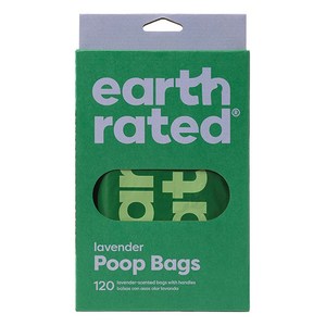 얼스레이티드 손잡이 배변봉투 120매 라벤더향 강아지 친환경 풉백, 그린, 1개, 120개입