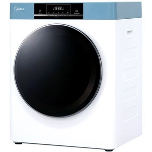 NEW 미디어 스텐 미니건조기 PRO 터치식 빨래 의류 원룸 수건 살균 스마트 전기건조기(반영구 안심필터 + 추가배관키트 포함), 블루 + 화이트