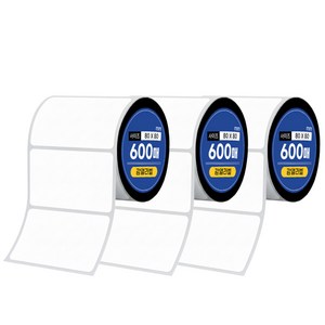 유니라벨 감열라벨 스티커 가로 7cm 세로 4cm 1200매 3롤, 감열라벨 70*40*1200매 3롤, 3개