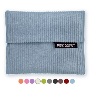 핑크도넛 핫팩 파우치 2겹 고급 코듀로이 손난로 주머니 저온화상 방지 대용량, 소라, 1개