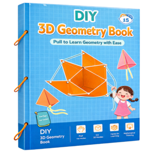 크랜브랑 3D DIY 기하학 도형 팝업북, 1개