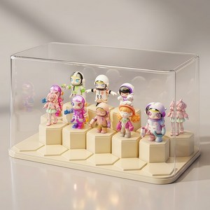 Curious Pony 피규어 장식장 피규어 케이스 아크릴 케이스, 1개