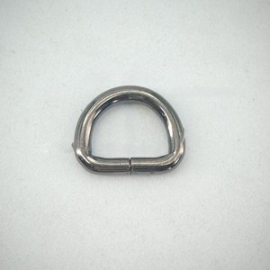 가방부자재 D링 연결고리 내경13mm 내부높이10mm 10ps, 10개, 건블랙