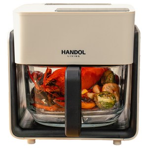 한돌리빙 스팀 에어프라이어 4.2L HDLV-A3, 흰색