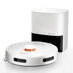 프리티케어 로봇청소기 LDS 센서 지도 그리기 기능 물걸레 먼지비움, L1 Pro 화이트, L1 Pro 골드박스 특가