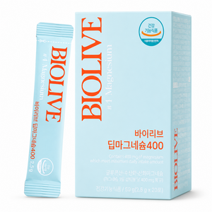 바이리브 고함량 딥 마그네슘 400mg, 1박스, 50g
