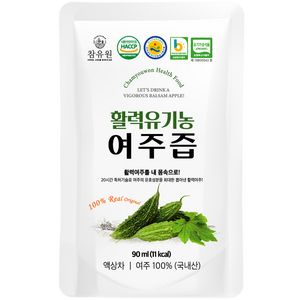 참유원 특허제조 활력 유기농 여주진액 여주즙, 90ml, 50개