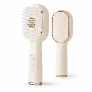 슈퍼인 고주파 무선 두피마사지기 전동 LED, 베이지, UK-A010