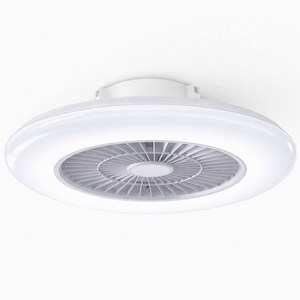 KC인증 천장선풍기 조명실링팬 LED 공기순환 리모컨 안방 작은방 서큘레이터, 600 / 유백 (LED-001)