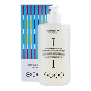 SOOO 스윔 바디워시 수영장 잔료염소제거, 500g, 1개